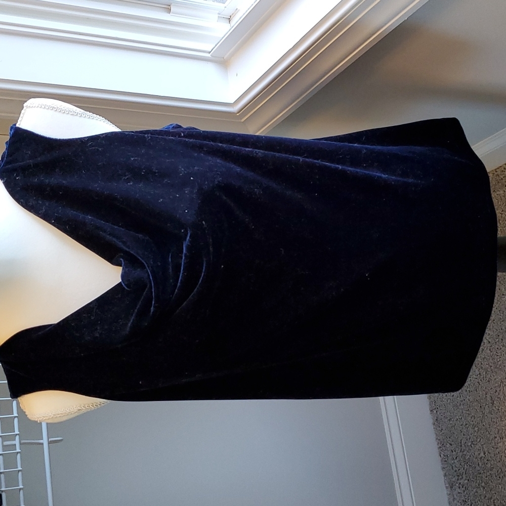 Chaps Velour Pullover NWOT